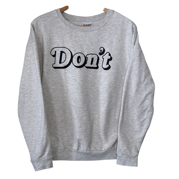 Schitts Creek Other - Schitt's Creek DON'T David Rose Crewneck Sweatshirt Heather Grey. Men’s Large